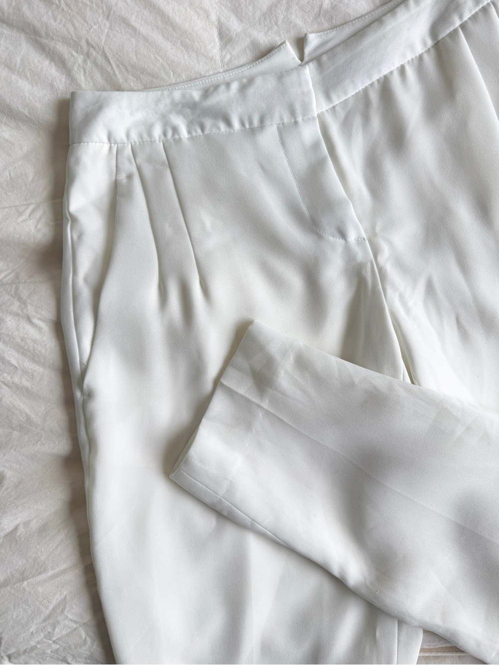 Theory Women's White Slacks Dress Pants